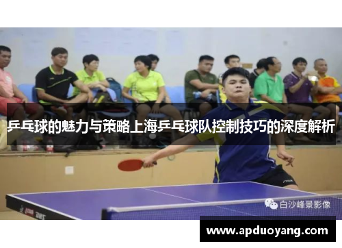 乒乓球的魅力与策略上海乒乓球队控制技巧的深度解析